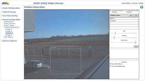 AXIS 240Q Event Handling 1005